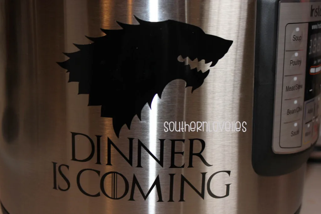 game of thrones instant pot decal