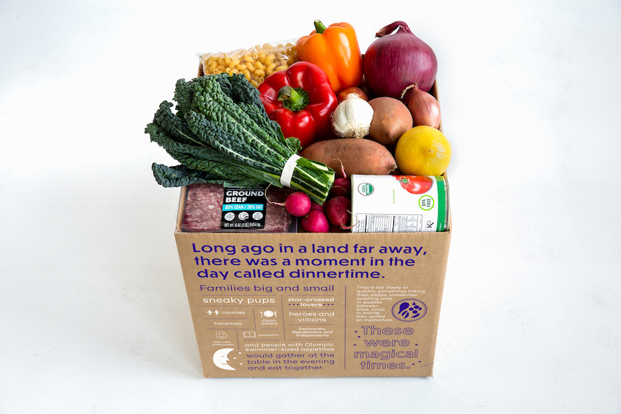 Meal kit delivery services compared: Dinnerly's box | Cool Mom Eats