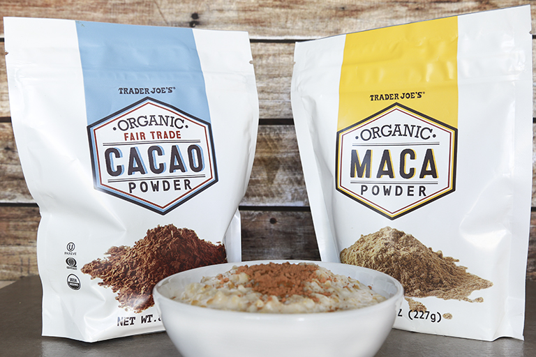 New products to pick up at Trader Joe's this month: Organic Cacao and Organic Maca Powders | Cool Mom Eats