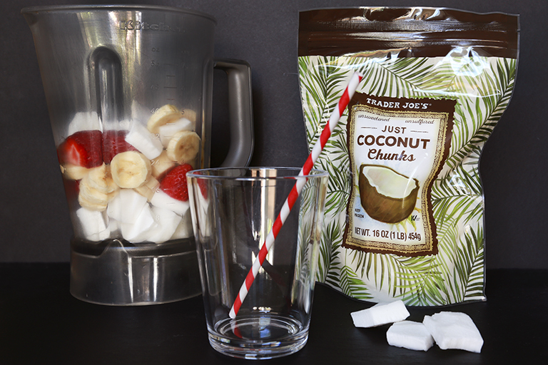 New products to pick up at Trader Joe's this month: Frozen Coconut Chunks | Cool Mom Eats
