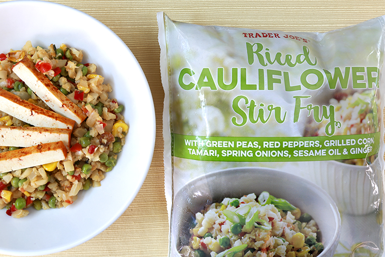 New products to pick up at Trader Joe's this month: Riced Cauliflower Stir Fry | Cool Mom Eats
