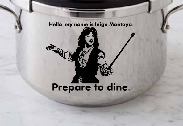 Princess Bride instant pot decal Princess Bride instant pot decal
