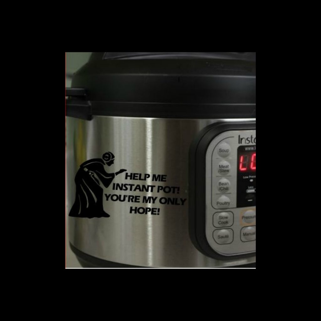 Star Wars Instant Pot Decal Star Wars Instant Pot Decal