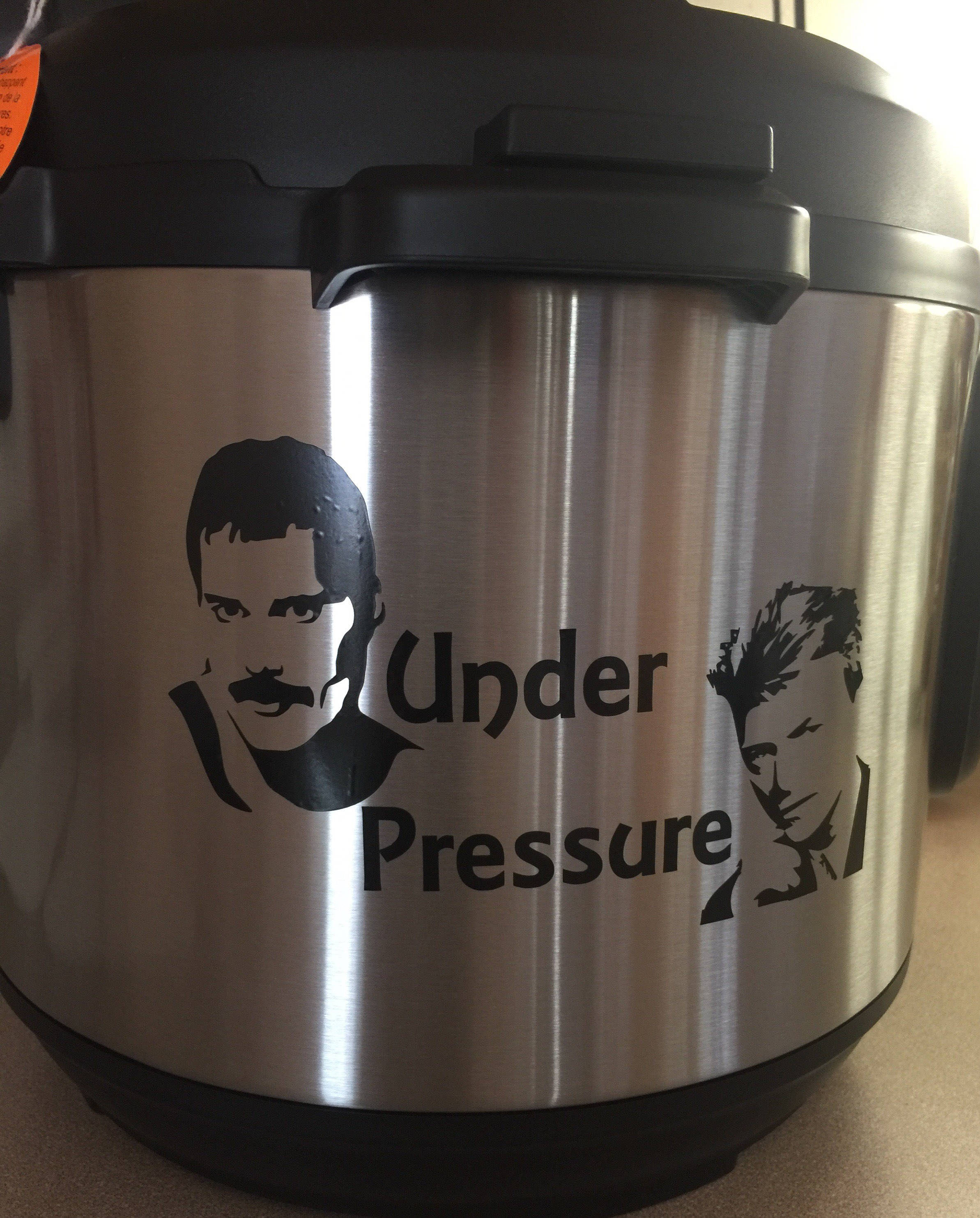 Queen Under Pressure Instant pot decal Queen Under Pressure Instant pot decal