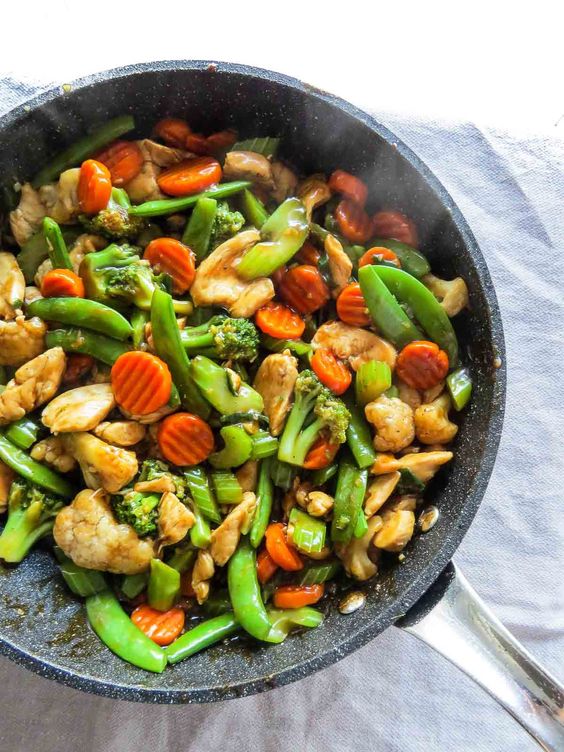 5 genius ways to use frozen vegetables for faster, easier weeknight meals: Kitchen Sink Chinese Stir Fry | The Beader Chef 