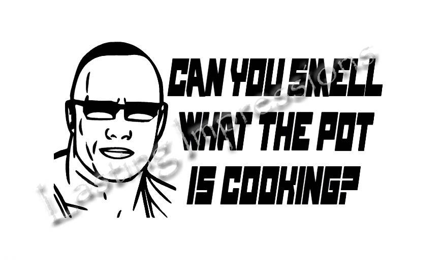 The Rock Instant pot decal 