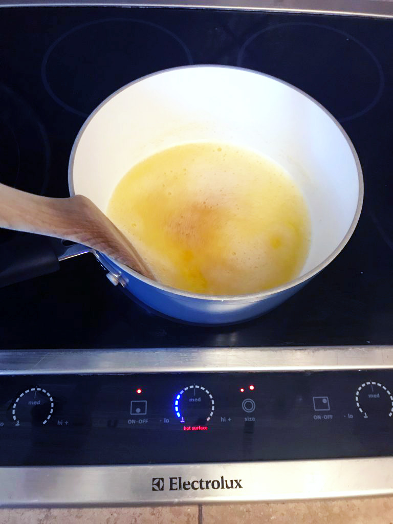 How to make brown butter, plus how to use it to make Brown Butter Rice Krispies Treat recipe. YUM! | Cool Mom Eats | Photo © Caroline Siegrist