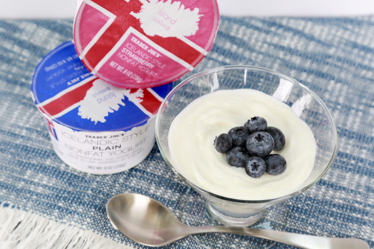 Our favorite new Trader Joe's products October 2017: Trader Joe's Icelandic Style Plain and Strawberry Nonfat Yogurt | Cool Mom Eats Our favorite new Trader Joe's products October 2017: Trader Joe's Icelandic Style Plain and Strawberry Nonfat Yogurt | Cool Mom Eats