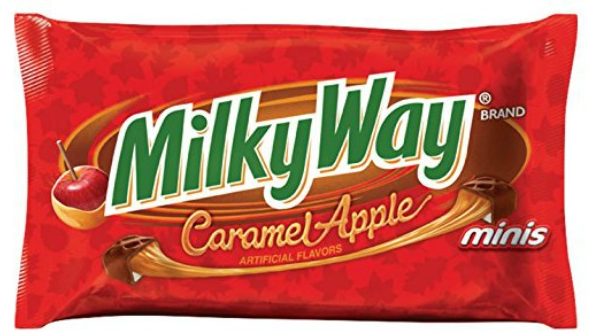 All the new halloween candy that you have to try for Halloween 2017! Caramel Apple Milky Way Minis | Cool Mom Eats
