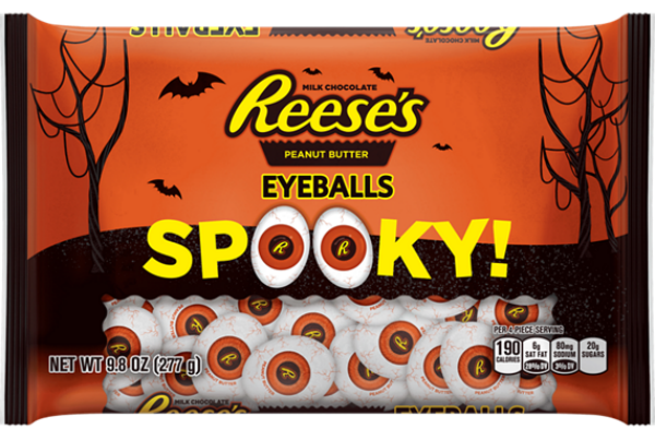 All the new halloween candy that you have to try for Halloween 2017! Reese's Peanut Butter Eyeballs | Cool Mom Eats