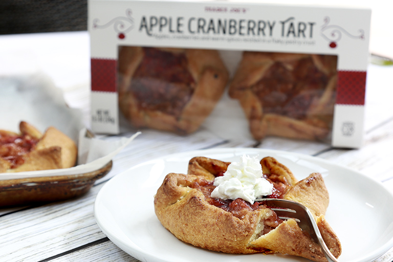 All the Trader Joe's products to grab for easier Thanksgiving cooking: Apple Cranberry Tarts | featured at Cool Mom Eats