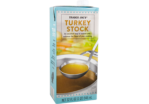 All the Trader Joe's products to grab for easier Thanksgiving cooking: Turkey Stock | featured at Cool Mom Eats