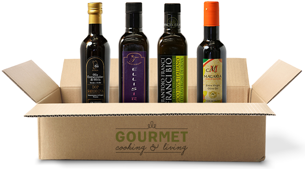 Splurge gifts for foodies who like to cook and eat it all: Award-winning, small batch Italian olive oil of the month club via Gourmet Cooking and Living | Cool Mom Eats holiday gift guide 2017