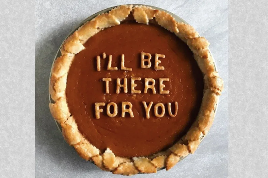 Happy Thanksgiving pie | @pastrywithjenn on Instagram