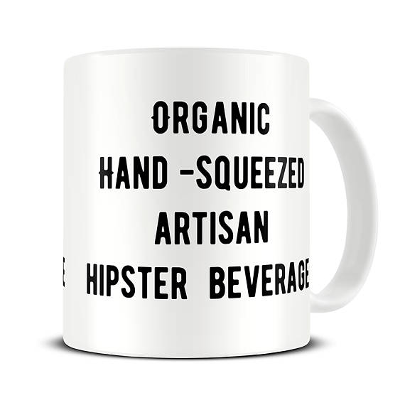 Hilarious gifts that poke (just enough!) fun of foodie culture for your favorite artisanal food, avocado toast, matcha tea loving friends with a sense of humor: Hipster mug at The Mug Hermit | Cool Mom Eats holiday gift guide 2017 Hilarious gifts that poke (just enough!) fun of foodie culture for your favorite artisanal food, avocado toast, matcha tea loving friends with a sense of humor: Hipster mug at The Mug Hermit | Cool Mom Eats holiday gift guide 2017