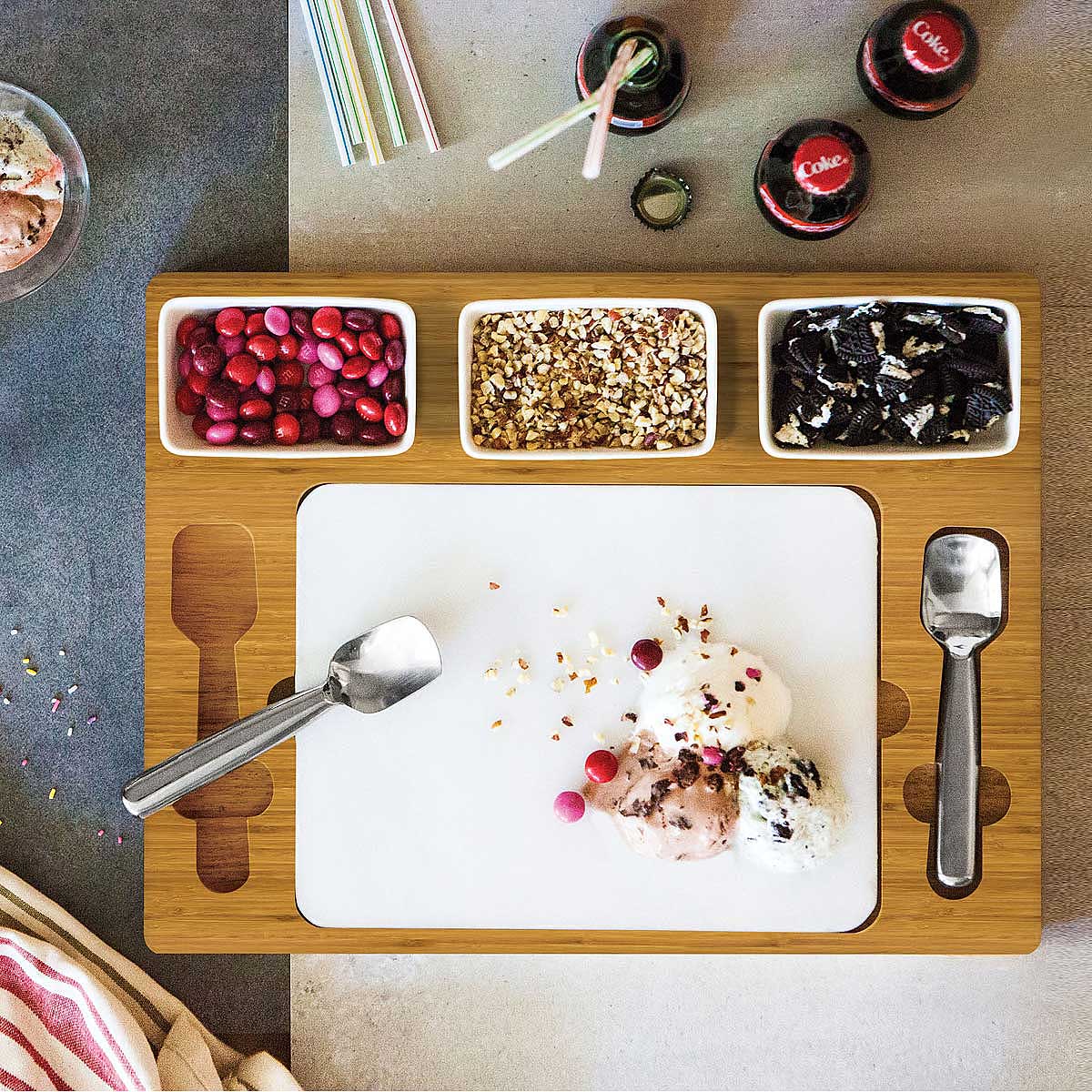 Gifts for kids who love to cook: Parlor Ice Cream Mixing Set at Uncommon Goods | Cool Mom Eats Holiday Gift Guide 2017