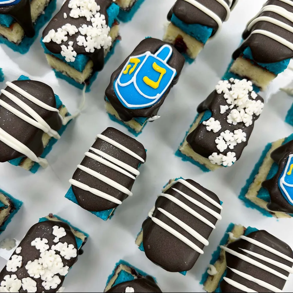 Hanukkah cookies from Zola Bakes on Goldbelly