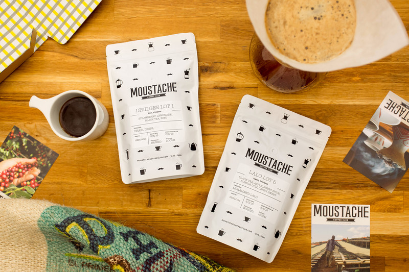 Best food subscription boxes for last-minute holiday gifts: Moustache Coffee Club for the coffee lover in your life | Cool Mom Eats holiday gift guide 2017