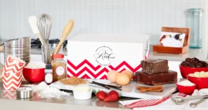 Best food subscription boxes, perfect for last-minute holiday gifting: Red Velvet NYC, monthly dessert kits that come with two recipes and everything you need to make two pro desserts every month | Cool Mom Eats holiday gift guide 2017