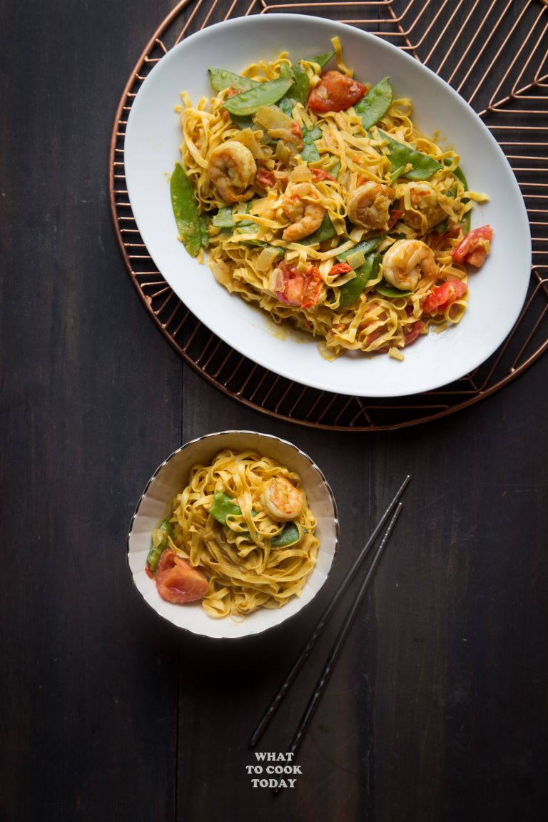 Cool Mom Eats weekly meal plan: Saucy Curry Shrimp Chow Mein at What to Cook Today Cool Mom Eats weekly meal plan: Saucy Curry Shrimp Chow Mein at What to Cook Today