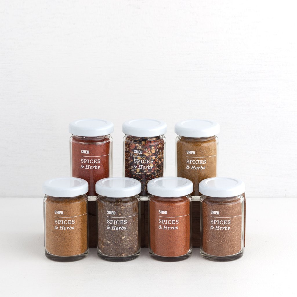 Gourmet stocking stuffers: A jar of unique spices from SHED | Cool Mom Eats holiday gift guide 2017
