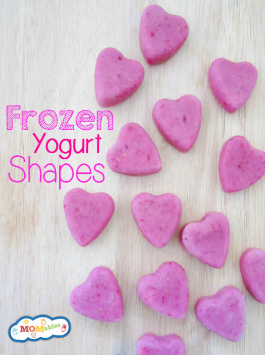 Healthy dessert recipes for kids:Frozen Yogurt Shapes | MOMables