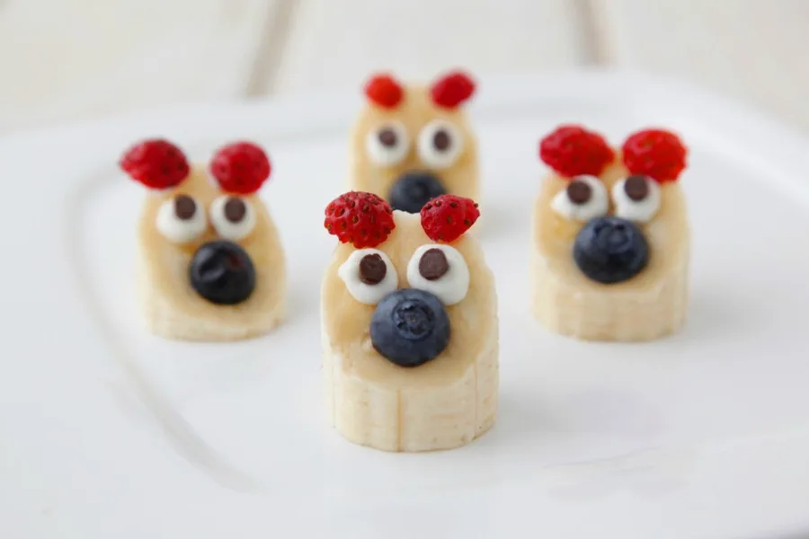 We're dying for these Banana Bears from Weelicious. Plus, check out our other healthy dessert recipes for kids!