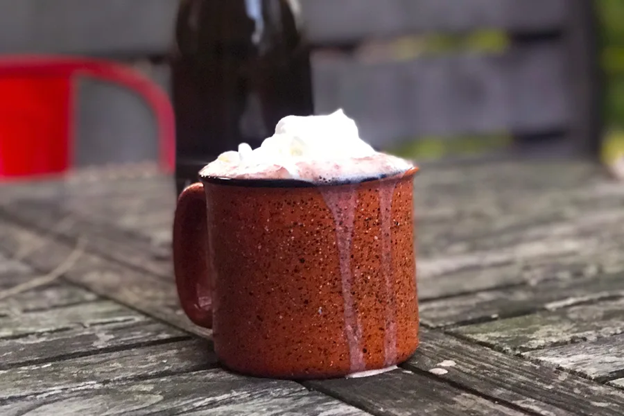 Red wine hot chocolate: The drink Santa (and all the rest of us) need right now.