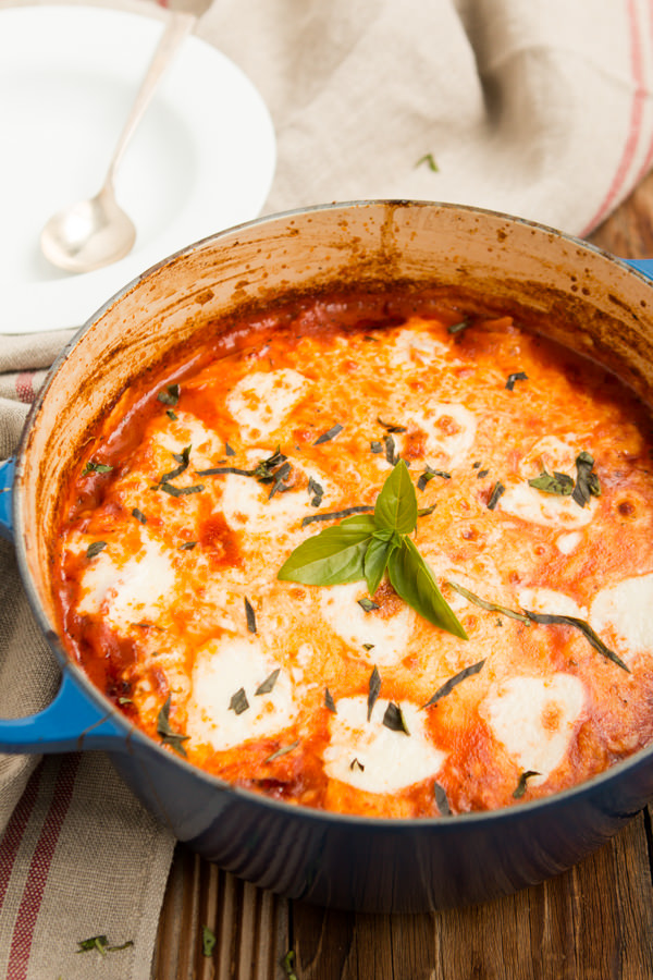 Cool Mom Eats weekly meal plan: One Pot Lasagna at Oh Sweet Basil