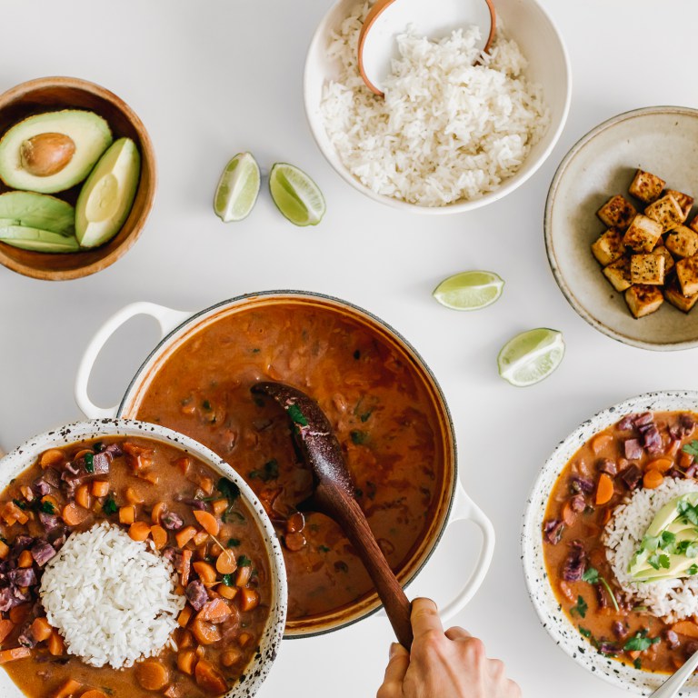 Cool Mom Eats weekly meal plan: Root Vegetable Coconut Curry at Faring Well