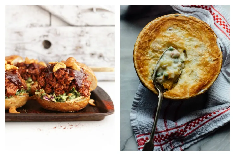 The one vegan ingredient that is blowing my (meat-eating) family's mind | BBQ Jackfruit Sandwiches at Minimalist Baker and Vegan Jackfruit Pot Pie at Soy Division