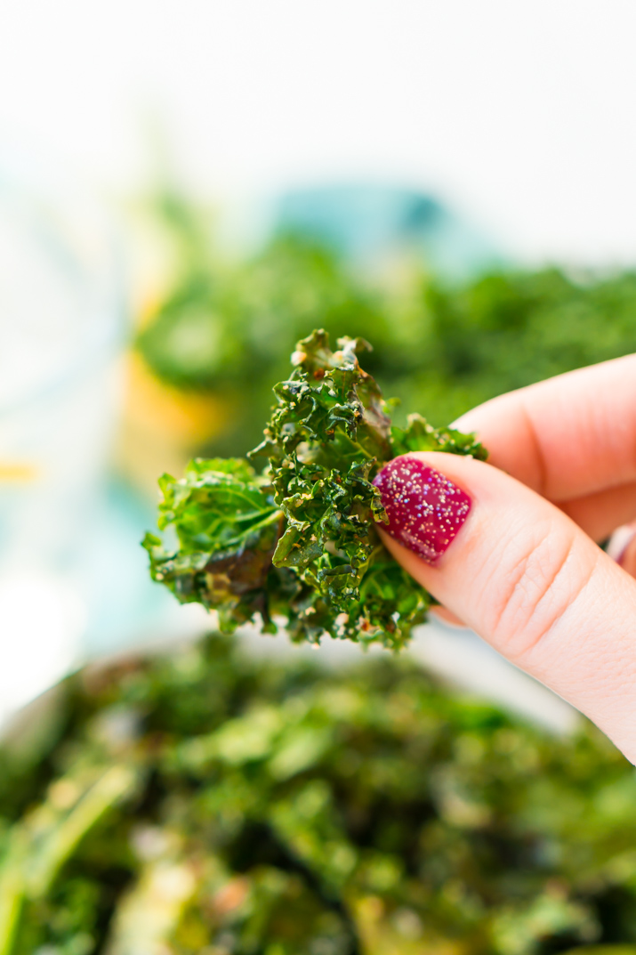Fun recipes to make with kids that aren't dessert: Kale chips | Sugar and Soul