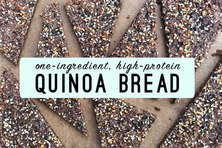 One-Ingredient, High-Protein Quinoa Bread. Yup, you read right. And it’s genius.