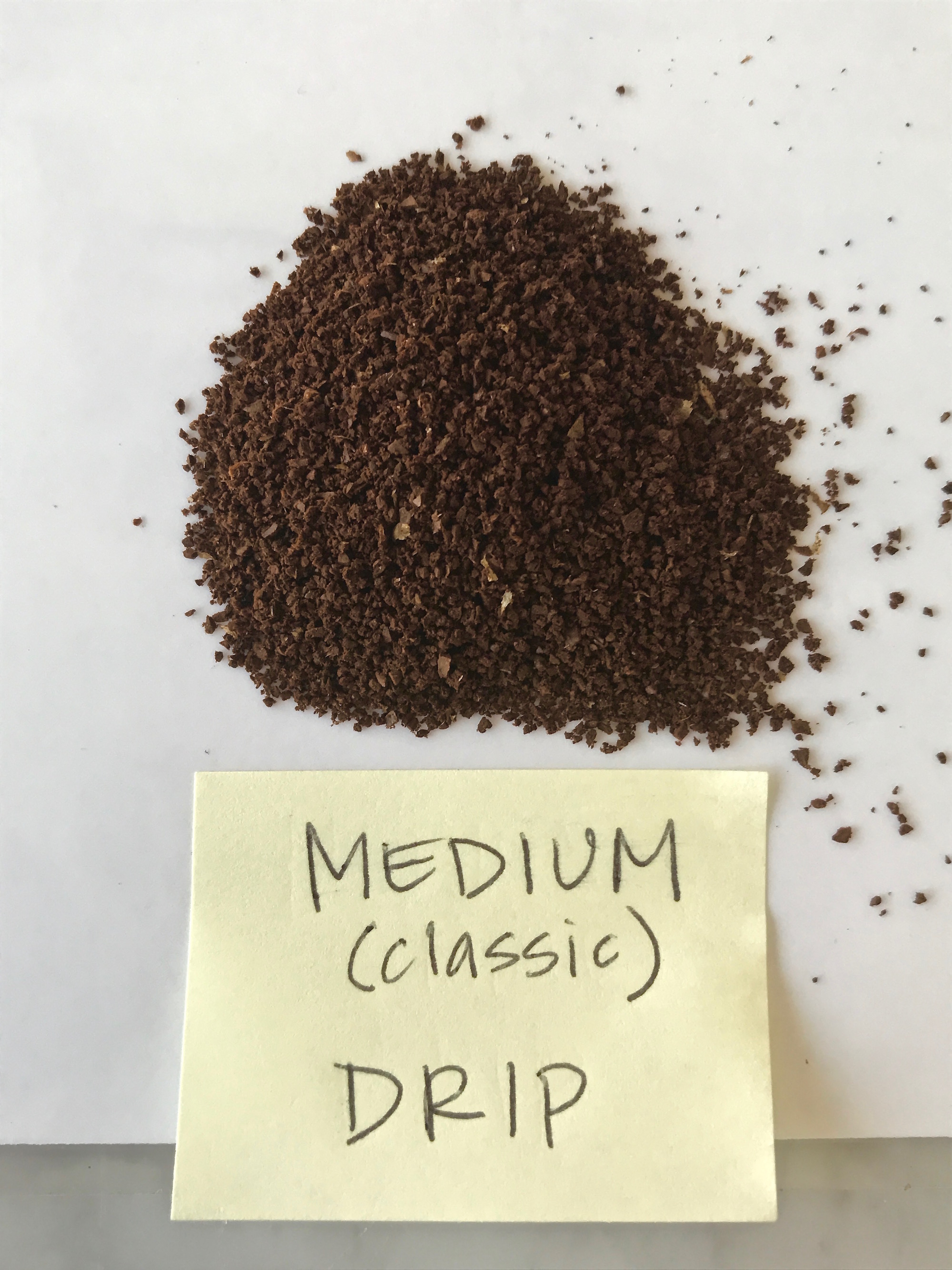 Visual guide to grinding coffee: Medium (classic) drip | © Jane Sweeney Cool Mom Eats