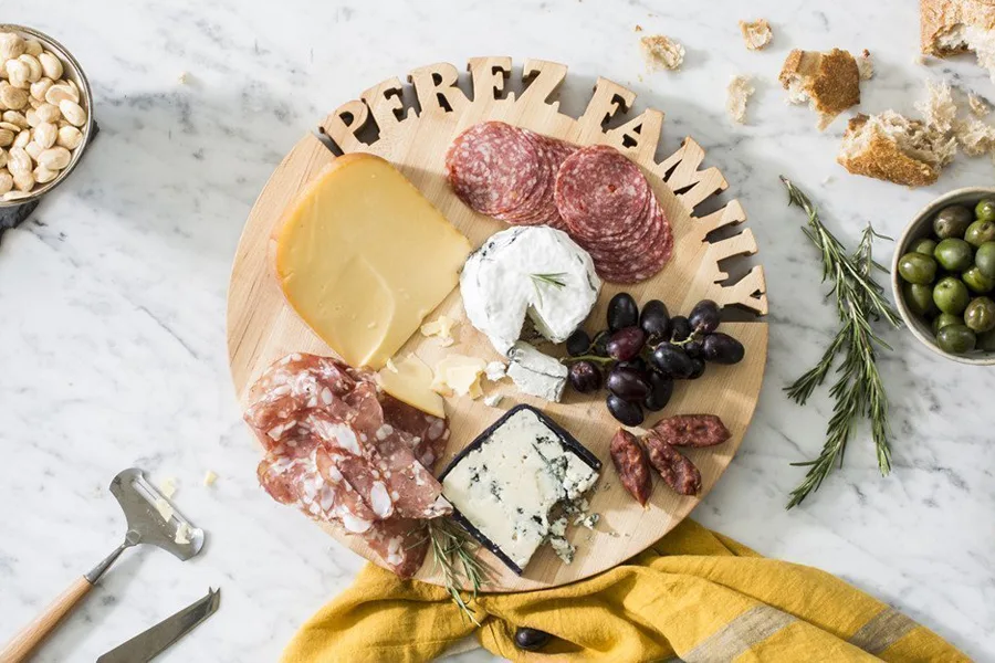 We're loving these fun personalized cutting boards at Words with Boards -- such a fun gift for your favorite cooking enthusiast... or you?! | Cool Mom Eats