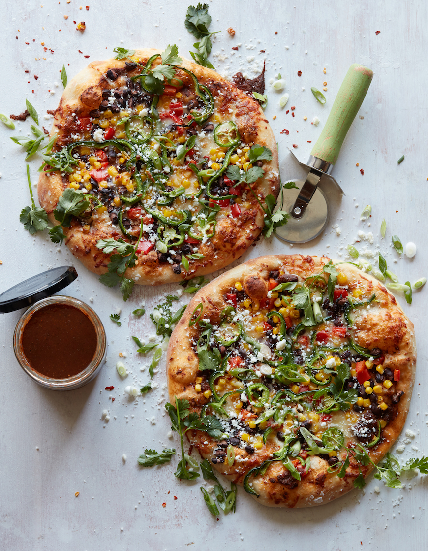 Cool Mom Eats weekly meal plan: Southwestern Taco Pizza | What's Gaby Cooking 