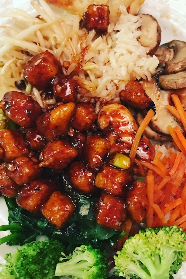 Can you go vegan with kids? Vegan bibimbap bowl photo by Kate Etue