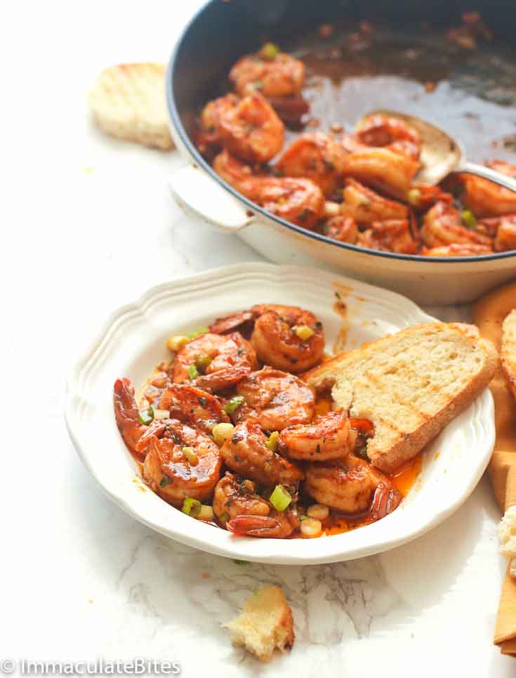 Cool Mom Eats weekly meal plan: New Orleans BBQ Shrimp | Immaculate Bites