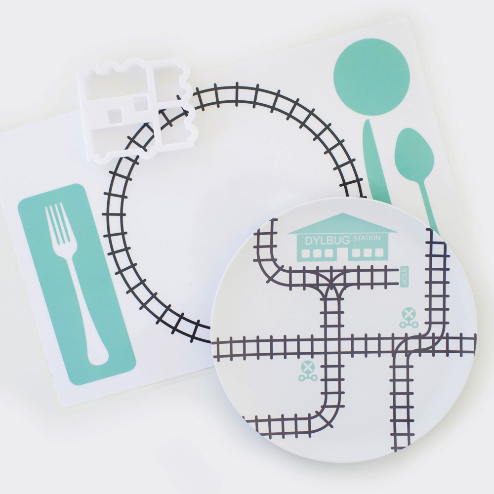 Dylbug Drivers placemats/playmats come in turquoise and pink: So cute -- and a fun way to get picky eaters more excited about sitting at the table | Cool Mom Eats