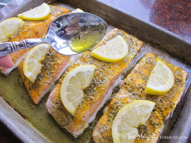 Cool Mom Eats weekly meal plan: Lemon Turmeric Salmon at Tori Avery Cool Mom Eats weekly meal plan: Lemon Turmeric Salmon at Tori Avery