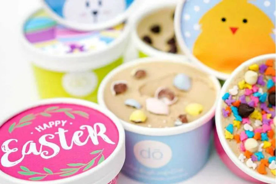 Cookie dough for Easter! The Easter four-pack from Cookie DO, ready for shipping | Cool Mom Eats