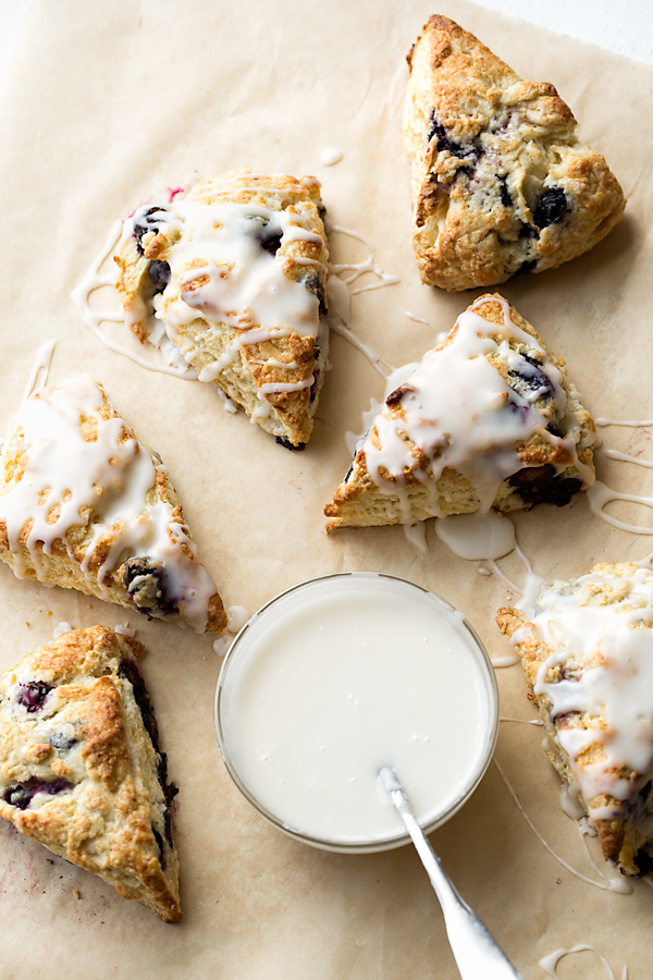 Edible Mother's Day gifts: Blueberry Scones at The Cozy Apron