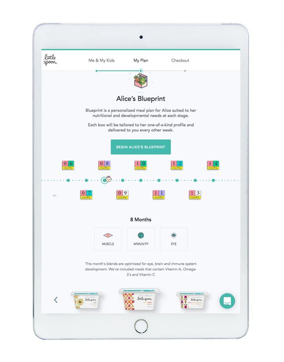 Little Spoon delivery service  offers meal-tracking to help parents keep track, and inform the company which kinds of foods to send in the next shipment