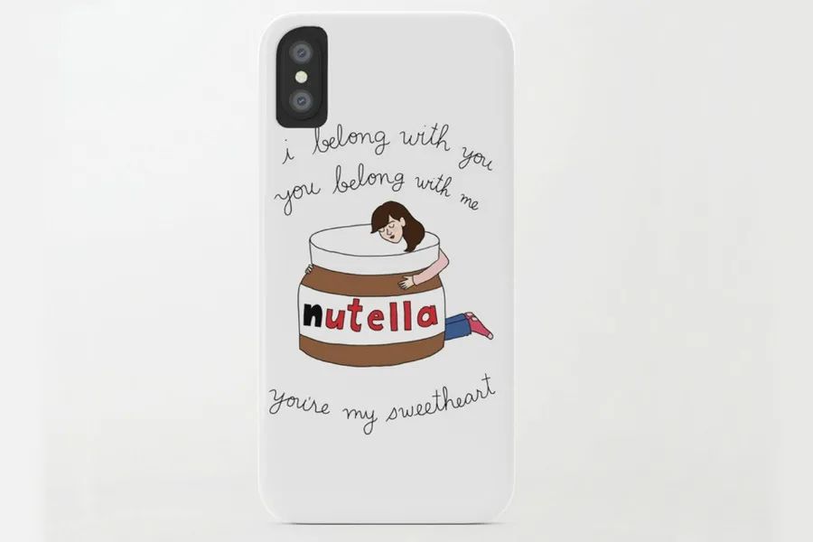 Nutella "I belong with you" phone case from Tyler Feder. Need! | Cool Mom Eats