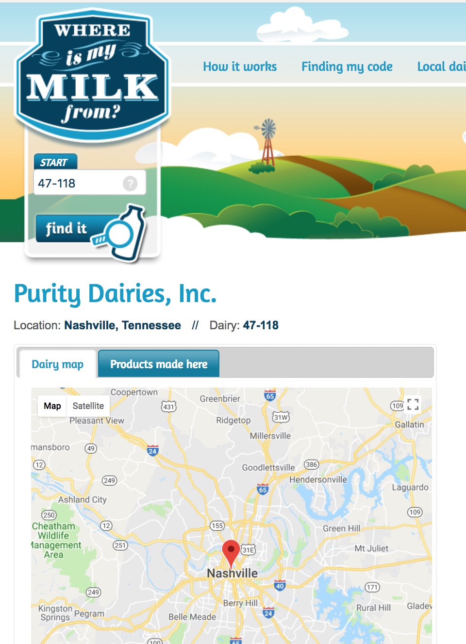 Where is My Milk From: A site that lets you support local dairy farmers just by shopping your supermarket