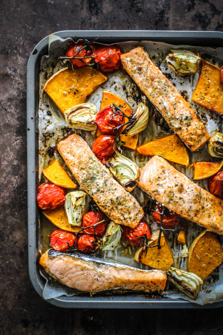 Cool Mom Eats weekly meal plan: Maple Salmon with Fennel and Tomatoes | Sugar et al Cool Mom Eats weekly meal plan: Maple Salmon with Fennel and Tomatoes | Sugar et al