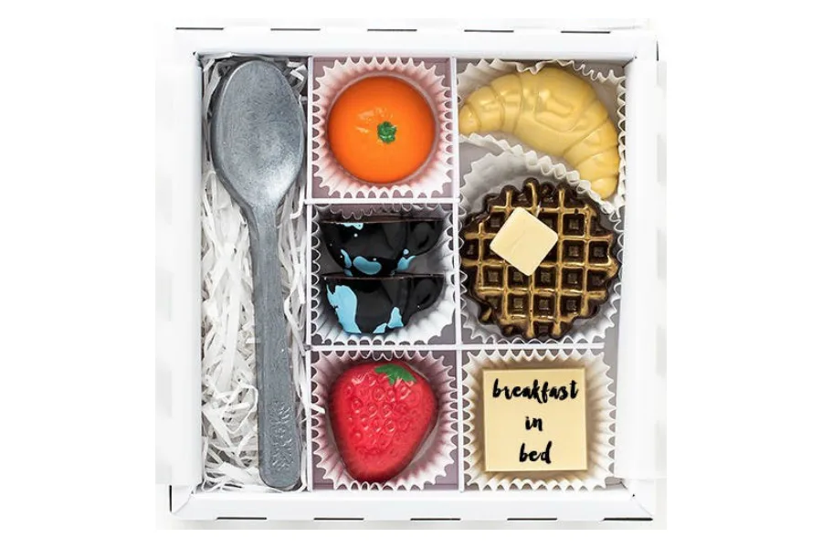 Chocolate breakfast in bed gift box | Maggie Louise Confections