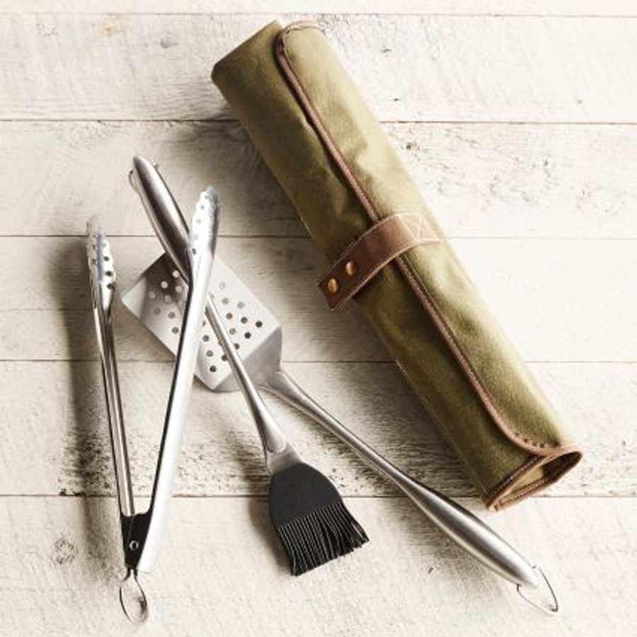 Gourmet Father’s Day Gifts: Sur La Table Stainless Steel BBQ Tool Set