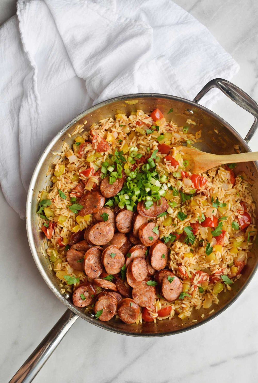 Cool Mom Eats weekly meal plan: One Pan Jambalaya at Rachel Schultz