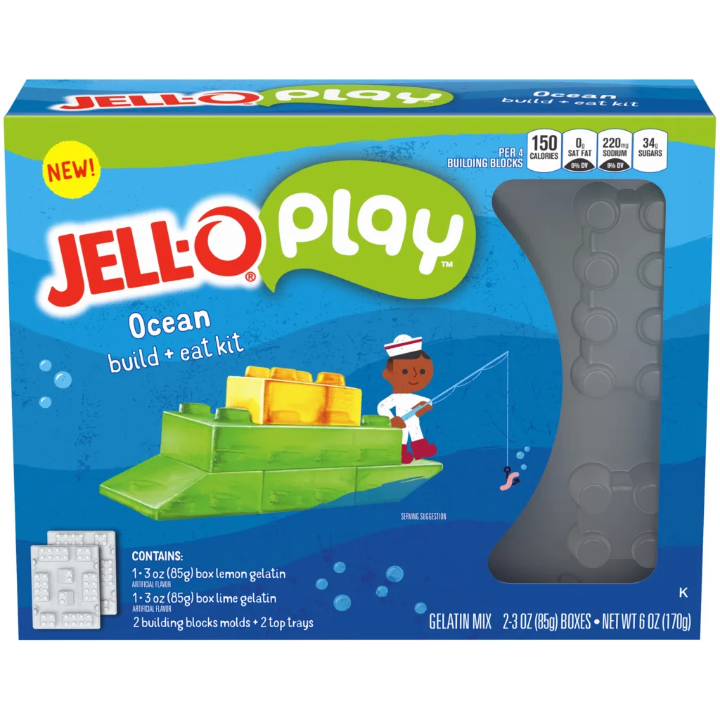 Jello-O Play: A new line of edible play kits for kids like this Ocean kit kids can build | Cool Mom Eats